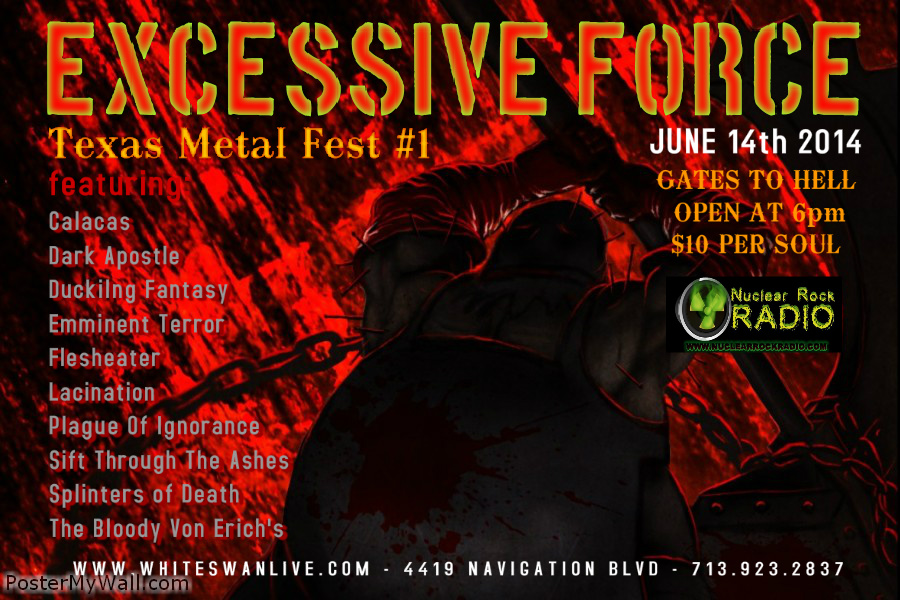EXCESSIVE FORCE! Houston Texas Metal Fest #1