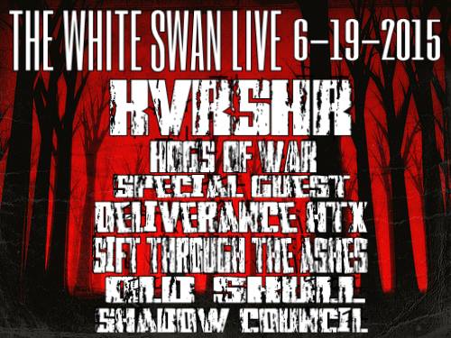 Friday June 19th. The white swan live